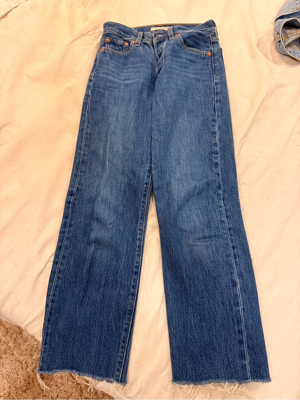 Levi's Wide Leg Jeans - Medium Blue